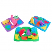 Maleta EVA Descobrindo Animais 3 Peças EVAMAX - Multi Colorido