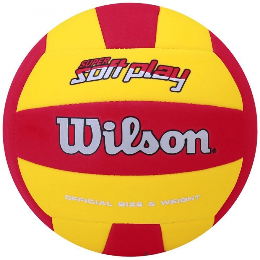 Bola de Vôlei Super Soft Play - Wilson - Vermelho/Amarelo