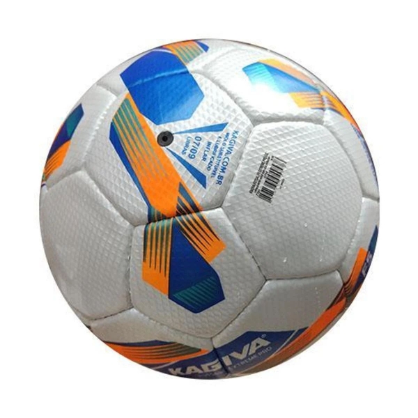 Bola Futsal Kagiva F5 Pro Extreme Costurada A Mão - laranja/azul
