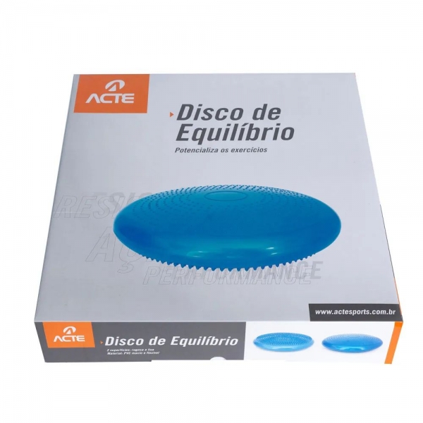 Disco De Equilíbrio E Reabilitação T6-AZ Azul Acte Sports, 33Cm Superfície Massageadora - Azul