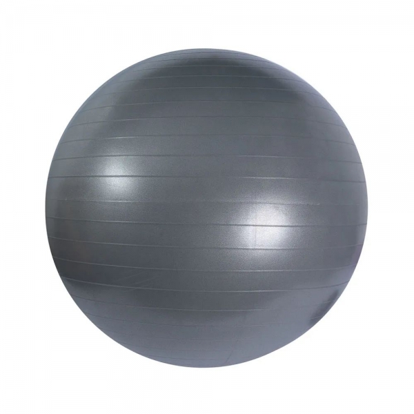 Bola de Ginástica 75cm Cinza Com Bomba de Ar - Acte Sports - Cinza