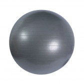 Bola de Ginástica 75cm Cinza Com Bomba de Ar - Acte Sports - Cinza