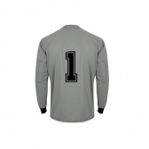 Camisa de Goleiro TRB Número 1 - Cinza/Preto