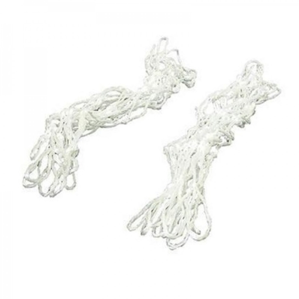Rede de Basquete Gismar Fio 4mm Tipo Chuá Seda - Branco/Branco