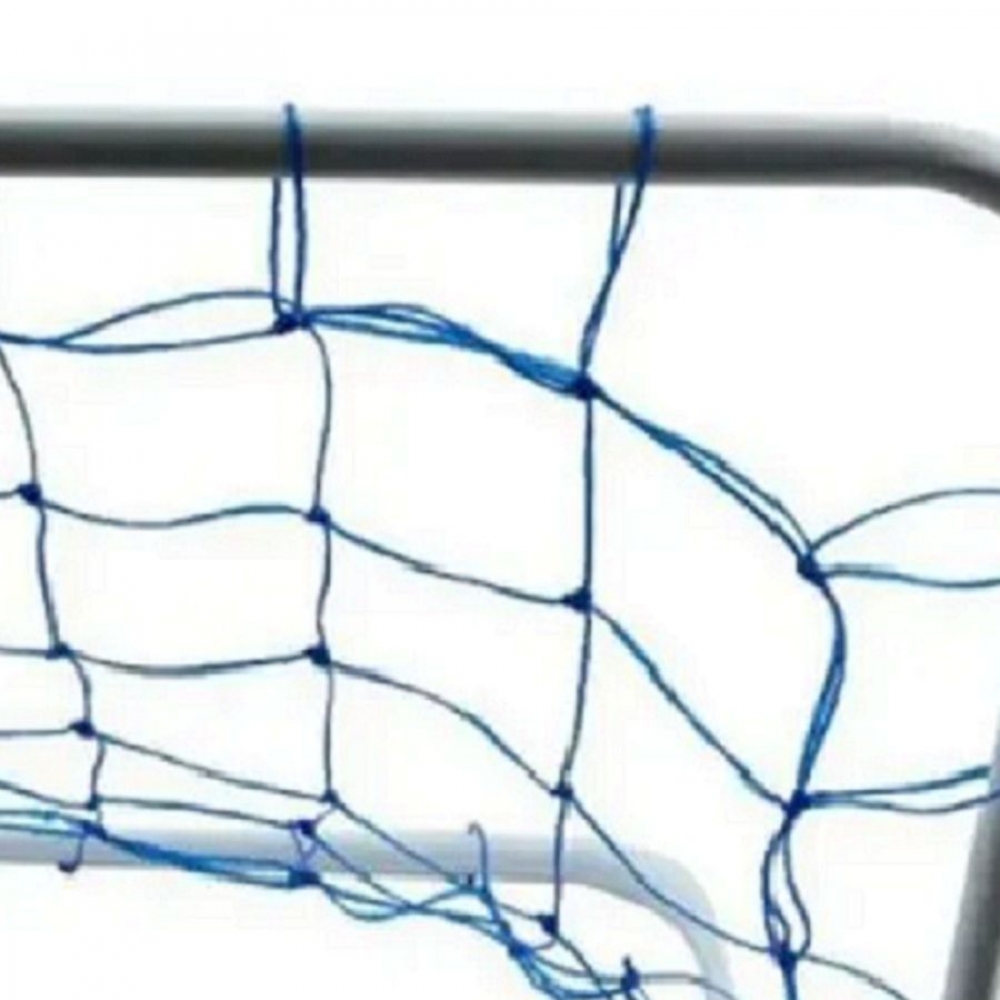 Par de Rede para Mini Gol 80x50cm Fio 1,5MM Azul - Azul