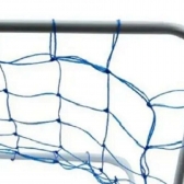 Par de Rede para Mini Gol 80x50cm Fio 1,5MM Azul - Azul