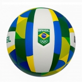 Bola Beach Vôlei Pro VB500 Mormaii - Azul/Amarelo