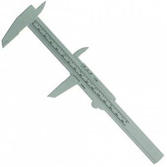 Paquimetro Plástico Santa Clara Prata 20cm