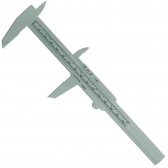 Paquimetro Plástico Santa Clara Prata 20cm - Cinza