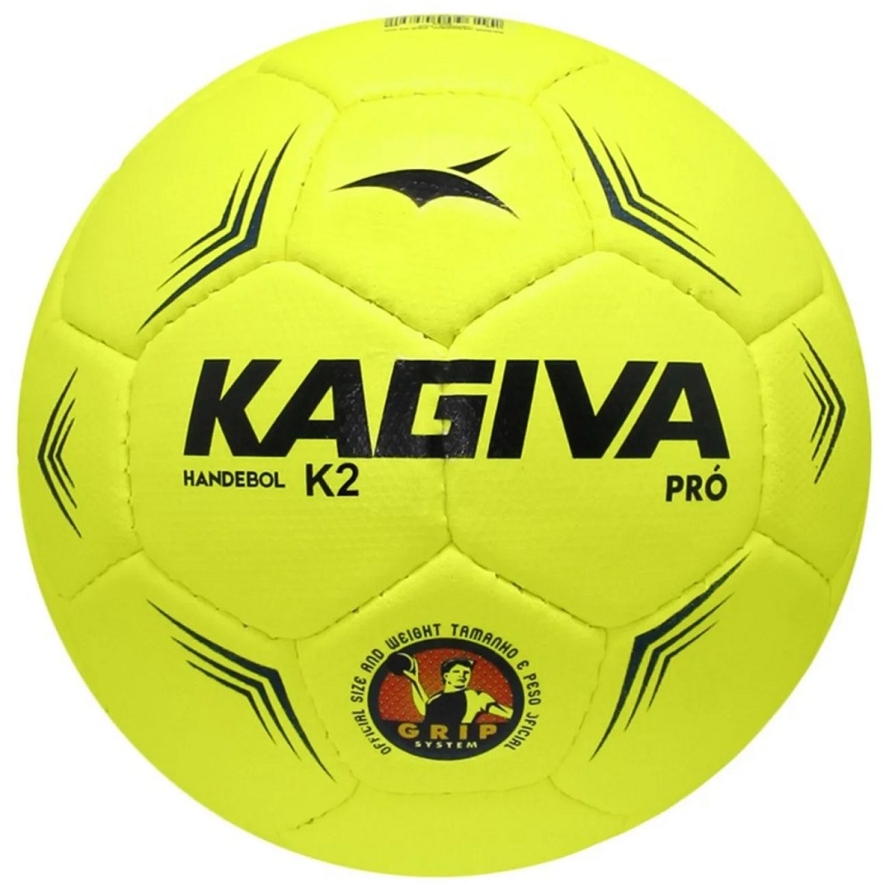 Bola Handebol Feminino Kagiva K2 Pró - Amarelo/Preto