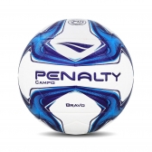 Bola de Futebol de Campo Penalty Bravo XXIV Branco/Azul - Branco/Azul