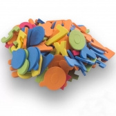 EVA Didático Alfabeto e Números com 107 peças EVAMAX - Multi Colorido