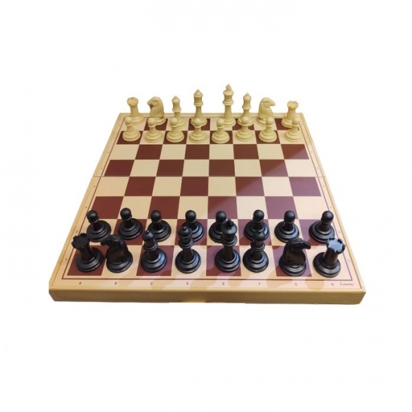 Jogo de Xadrez Travel Chess Set - Jaehrig - Marrom