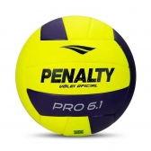 Bola Vôlei Penalty Pro 6.1 Amarelo e Roxo - Amarelo/Roxo
