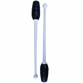 Par de Maça Ginástica Rítmica Conectável Infantil/Juvenil 40cm - Tuimader - Preto