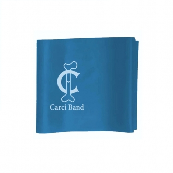 Faixa Elástica Carci Band Azul Resistência Média Forte 1,5M - Exercícios E Fisioterapia de Reabilitação