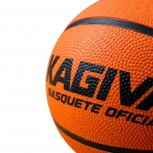 Bola Kagiva Basquete 7 Oficial Borracha - Laranja/Preto
