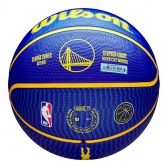Bola Basquete Wilson NBA Player Series Stephen Curry / Golden State Warriors - Azul/Amarelo