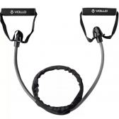 Extensor Elástico Vollo Com Pegador 1 Via Tensão Forte - Cinza Escuro