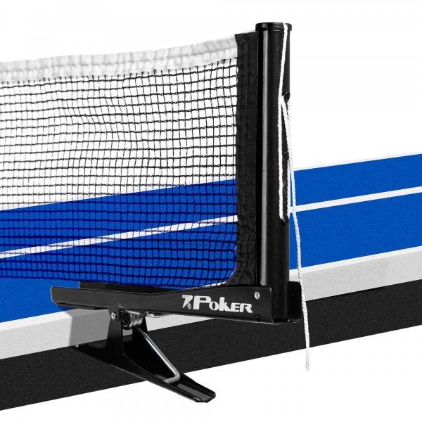 Rede e Suporte para Tênis de Mesa Profissional Poker - Preto
