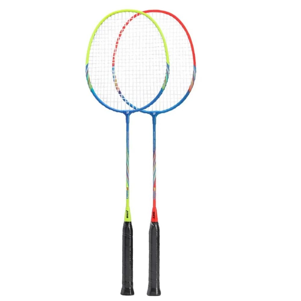 Kit Badminton DHS P280 Com 2 Raquetes - Azul