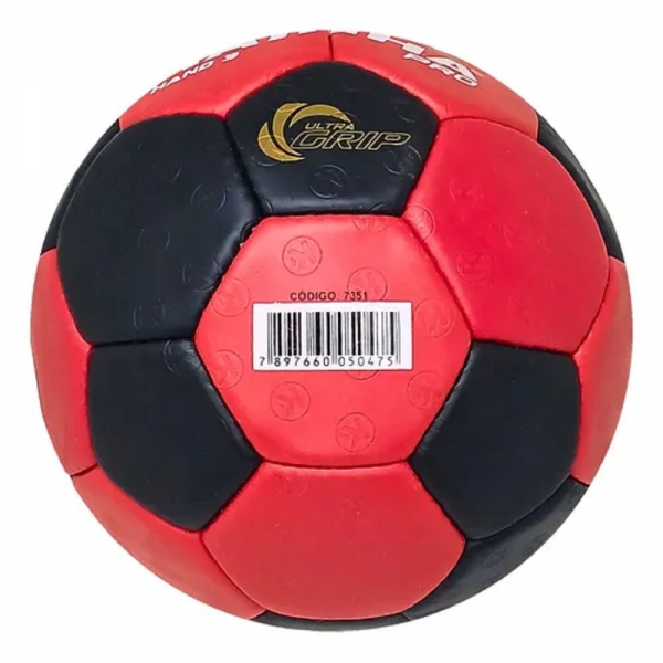 Bola Rainha Handebol 3 Pro Vermelho - Vermelho/Preto