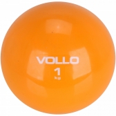 Bola de Ginástica Tonificadora Vollo 1Kg - Laranja