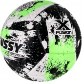 Bola Futsal Magussy com Guizo Interno - preto/verde