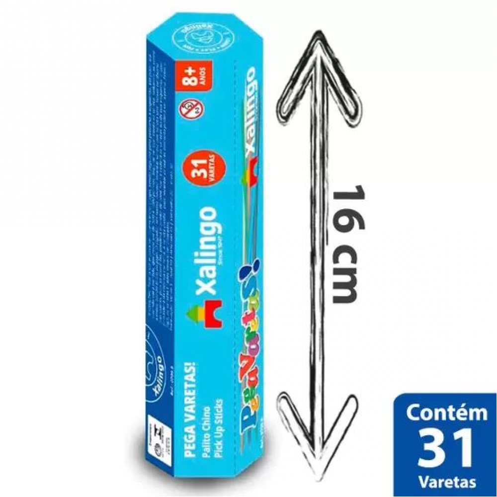 Jogo Pega Varetas Infantil - Xalingo - Azul