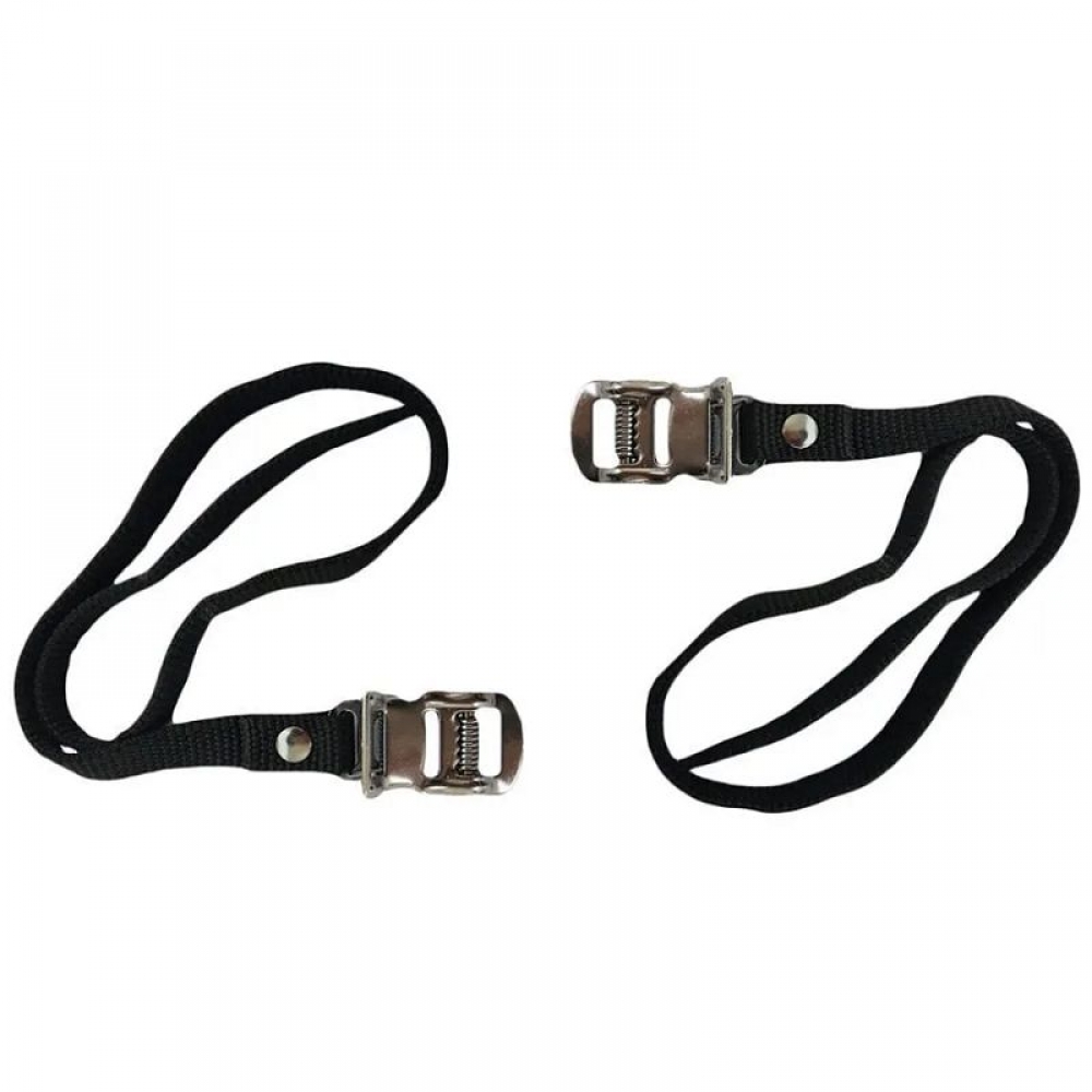 Correia Cinta Firma Pé Para Pedal Bike Spinning e Racks - Preto