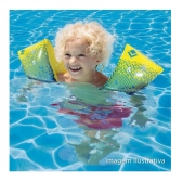 Boia de Braço Inflável Infantil Vollo - Amarelo/Azul