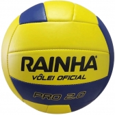 Bola Rainha Vôlei Oficial Pró 2.0 - Amarelo/Azul