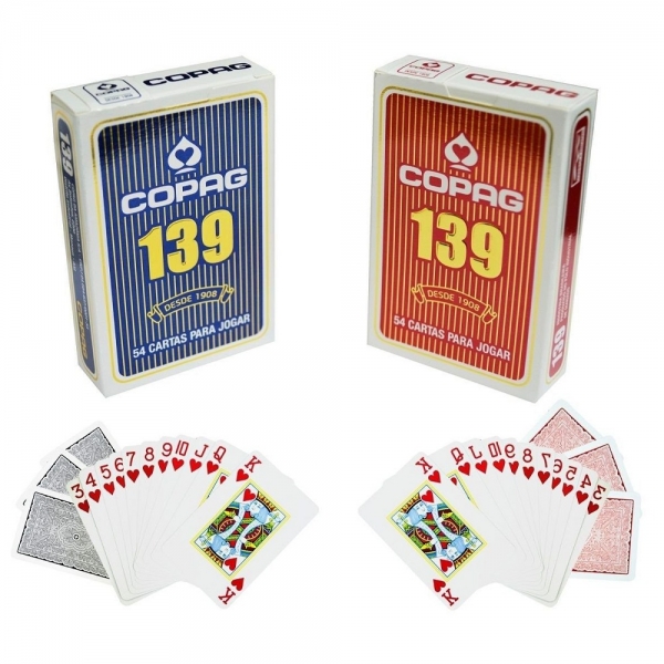 Baralho 139 Tradicional Copag Naipe Convencional - Branco