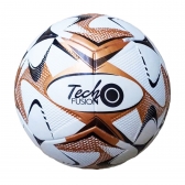 Bola Campo Topper Slick Colorful - Branco/Marrom