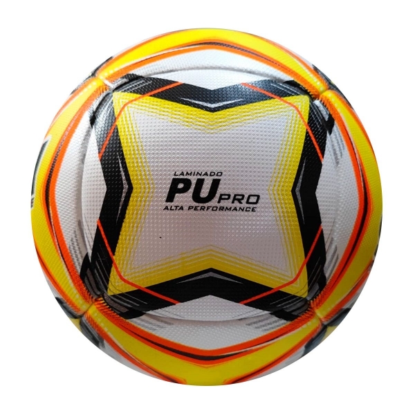 Bola Society Se7e Pró XXV - Branco/Laranja