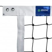 Rede de Vôlei Profissional Com 4 Faixas de PVC - Branco/Preto