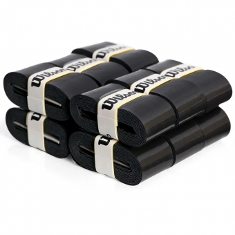 Overgrip Wilson Pro Comfort Preto Pack com 12 Unidades