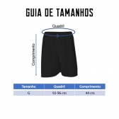 Kit com 5 Calções Pretos Para Futebol Linha Básica - Preto