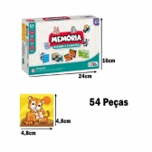 Jogo da Memória Bichos e Filhotes - Pais & Filhos - Branco