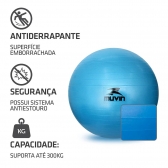 Bola de Pilates Azul 85cm BLG-800 - Muvin - Azul
