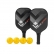 Kit Pickleball Performance 2 Raquetes 4 Bolas e Bolsa Vollo - Preto