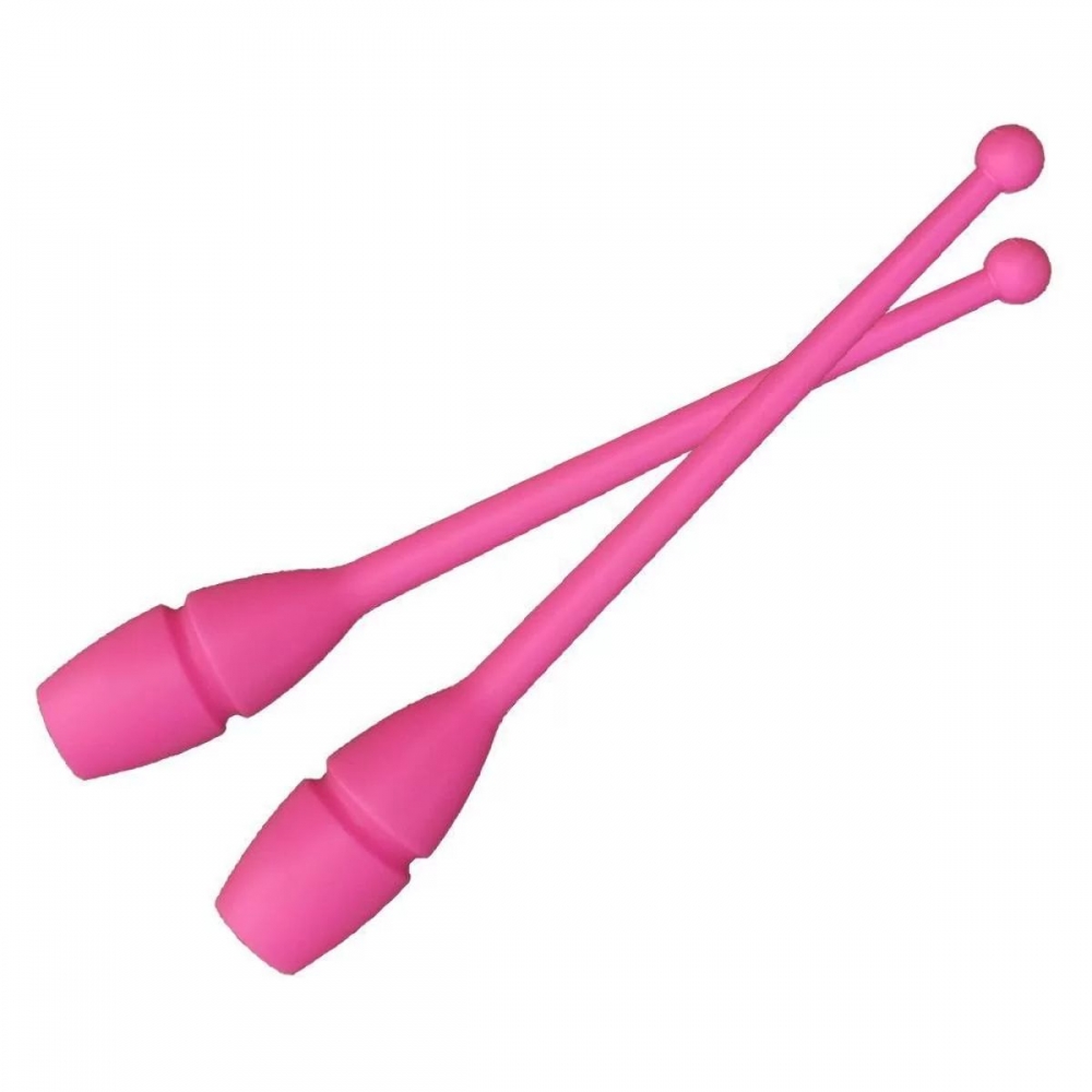 Par de Maça Ginástica Rítmica Oficial Adulto 45 cm - Rosa