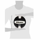 Bola de Volei Mikasa MGV500 - Training Series - Preto/Branco