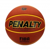 Bola De Basquete Penalty Masculino Oficial Crossover Pro 7 - Laranja/Preto