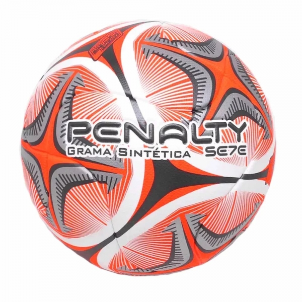 Bola Society Penalty Se7e R1 KO X Branca e Laranja - Laranja