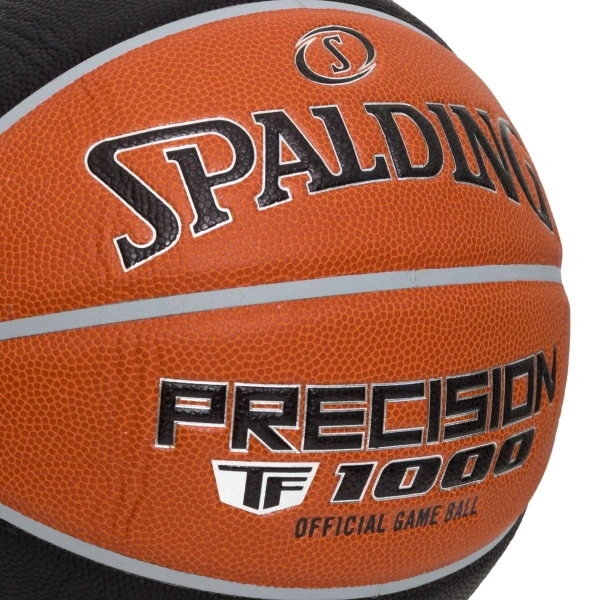 Bola De Basquete Spalding Tf-1000 Precision FIBA - Laranja e Preto - Laranja/Preto