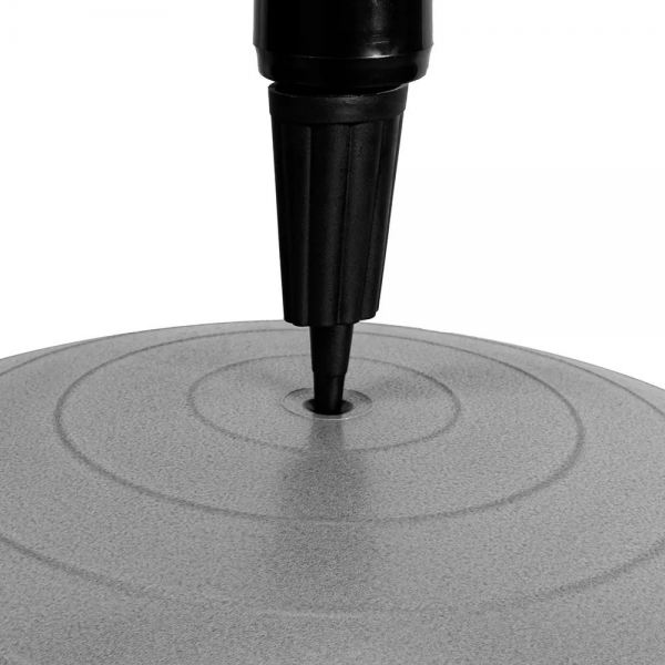 Bola de Ginástica 55cm Com Bomba de Ar - Acte Sports - Cinza