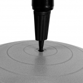 Bola de Ginástica 55cm Com Bomba de Ar - Acte Sports - Cinza