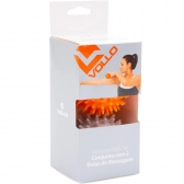 Conjunto com 2 Bolas de Massagem Vollo - Laranja/Cinza