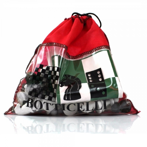 Conjunto Oficial para Jogo de Xadrez Escolar Botticelli - Verde/Branco